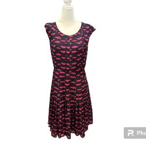 Halogen Dress with Lips Print Size 10P